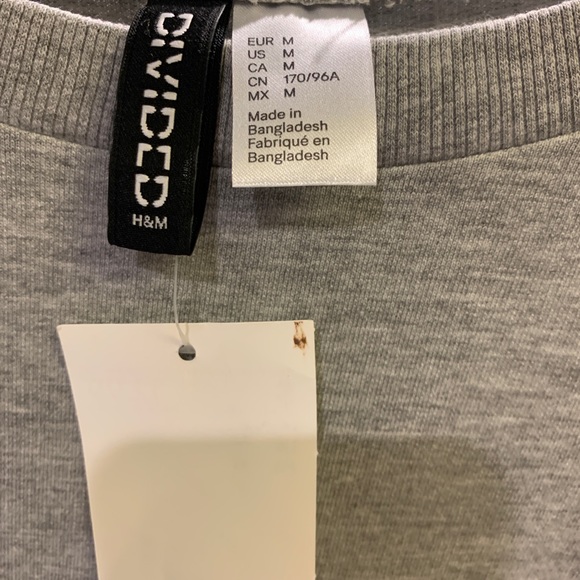 NWT H&M Grey Sweatshirt - Picture 4 of 6